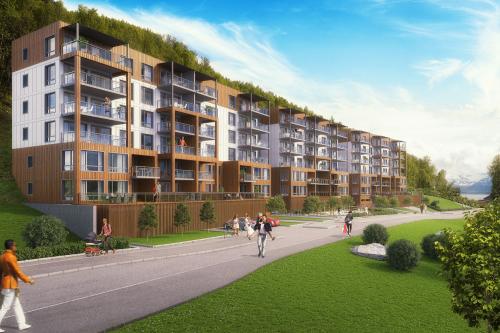 Fløifjell eksteriør illustrasjon